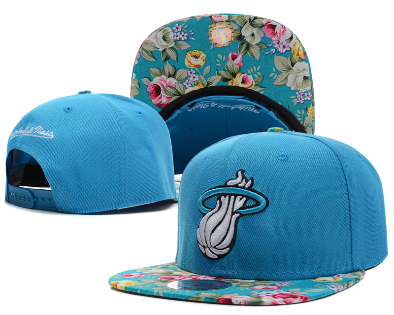 NBA Miami Heat MN Snapback Hat #113